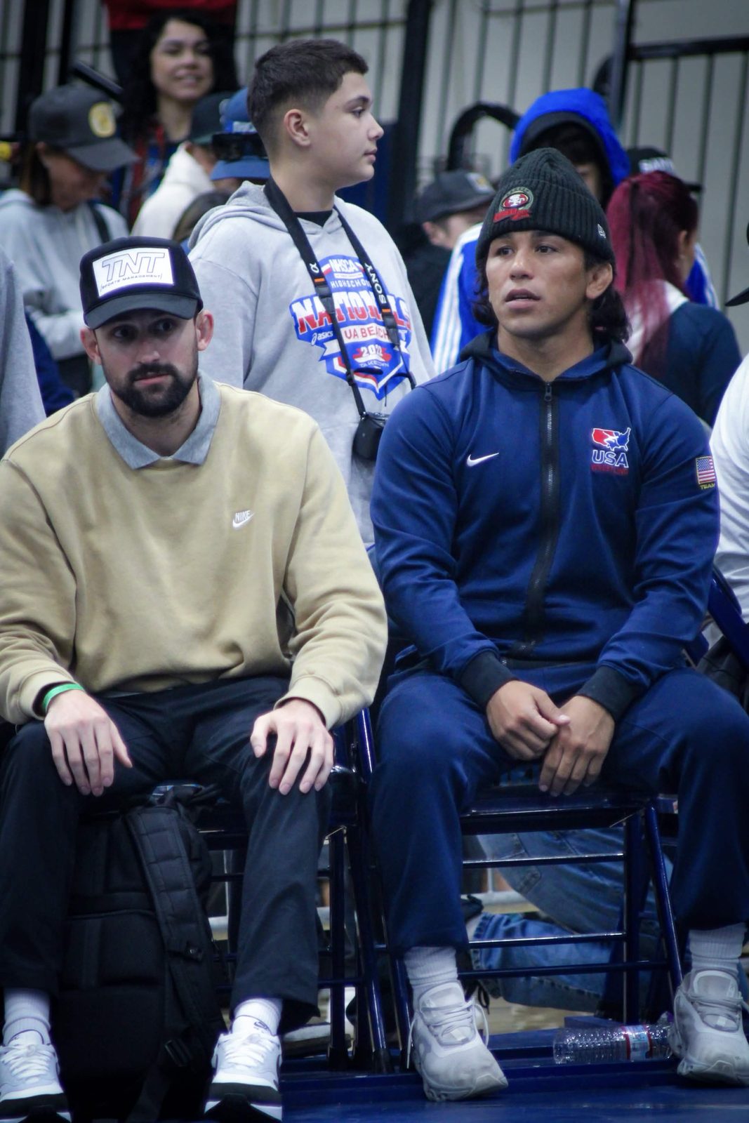 Peyton Omania in Team USA gear at a tournament